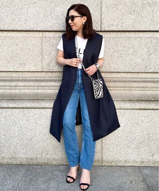 LA BAGAGERIE 【インスタグラマー chiyoさん×LA BAGAGERIE】コンビスマホショルダー シルバー×ゼブラ