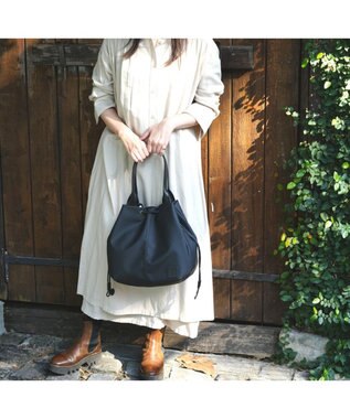 Regalo Felice 【水や汚れに強い / A4サイズ対応】巾着トート / REGALO BK(ブラック）