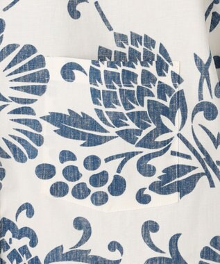 JOSEPH ABBOUD 【老舗アロハシャツブランドとコラボ・限定色あり】カハラアロハ シャツ ホワイト系7