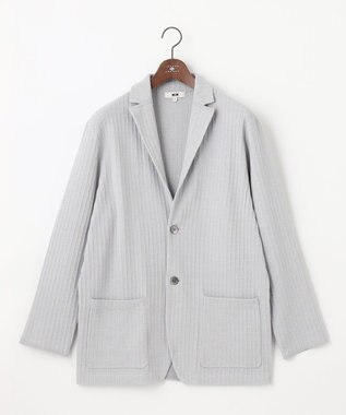 JOSEPH ABBOUD 【キングサイズ・洗える】JOE COTTON使用 ニットジャケット ライトグレー系