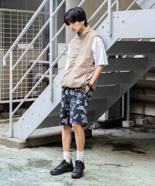 WEGO 【ウエストゴム/手洗い可】パターンイージーショーツ 柄2