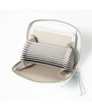 UNBILLION ペルケ perche / パールパステル・ジャバラカードウォレット サックスブルー