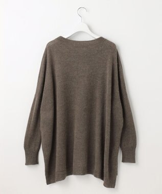 自由区 ポンチョニット ブラウン系