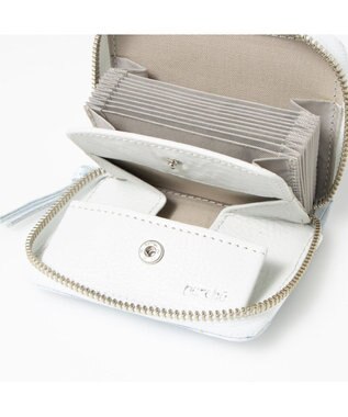 UNBILLION ペルケ perche / パールパステル・ジャバラカードウォレット サックスブルー