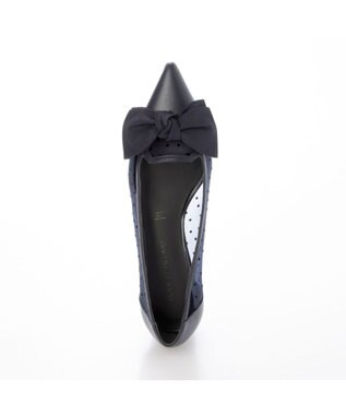 MODE ET JACOMO <MODE ET JACOMO>ビッグリボンオペラパンプス ネイビー