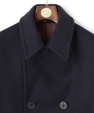 J.PRESS MEN 【定番】カレッジメルトン ピーコート ネイビー系