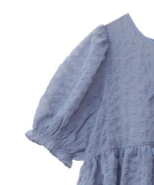 earth music&ecology シアーパフチュニック Gray