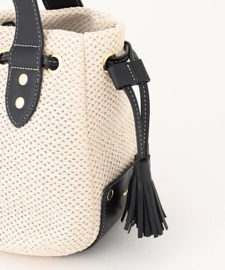 LA BAGAGERIE サイドタッセルサマートート　Sサイズ ホワイト
