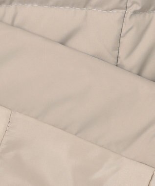 ANY SIS L 【撥水・洗える】2WAYノーカラーダウン ジャケット ベージュ