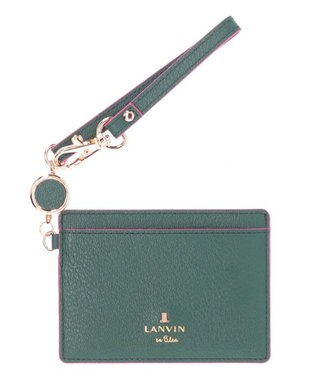 LANVIN en Bleu リム リール付きパスケース