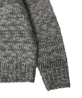 AMERICAN HOLIC メランジルーズニットプルオーバー Charcoal Gray