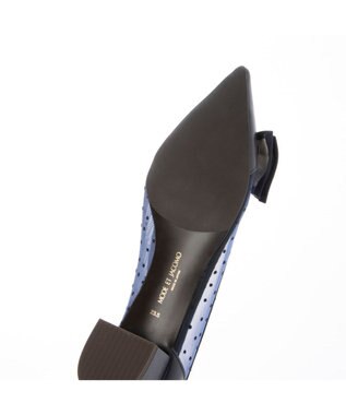 MODE ET JACOMO <MODE ET JACOMO>ビッグリボンオペラパンプス ネイビー