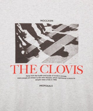 AMERICAN HOLIC BACK PHOTOプリントロンT Light Gray Mixture