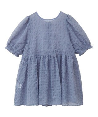 earth music&ecology シアーパフチュニック Gray