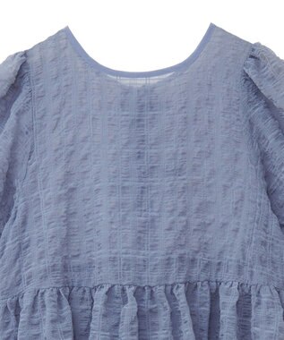 earth music&ecology シアーパフチュニック Gray