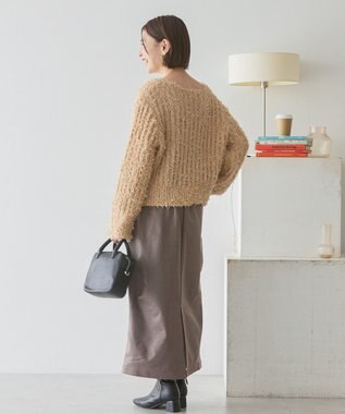 AMERICAN HOLIC リボンヤーンニットプルオーバー Beige