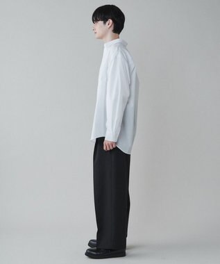 WEGO イージーケアブロードBIGシャツ ホワイト