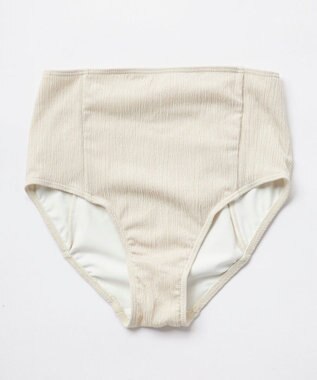 OP／FILA 【Ocean Pacific】ティアードトップス＋ショートパンツ付き 4点セット アイボリー