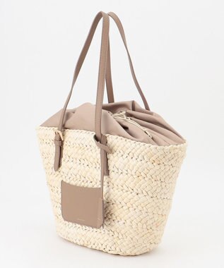 LA BAGAGERIE 【メイズ】ワイドバスケット グレージュ