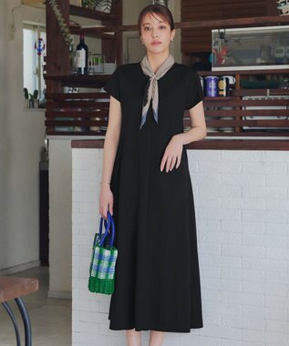 Tiaclasse 【選べる柄タイプ】プリーツスカーフ Cグレージュ