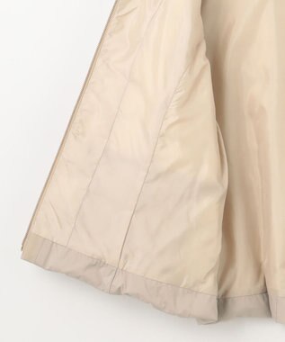 ANY SIS L 【撥水・洗える】2WAYノーカラーダウン ジャケット ベージュ