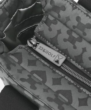 23区GOLF 【UNISEX】モノグラムカートバッグ　保冷機能で夏場のラウンドも便利！ ブラック系5