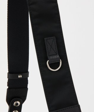 russet ステンシル風プリント ナイロン2WAYミニショルダーバッグ(SF-270) Black