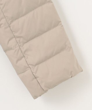 ANY SIS S 【撥水・洗える】2WAYノーカラーダウン ジャケット ベージュ