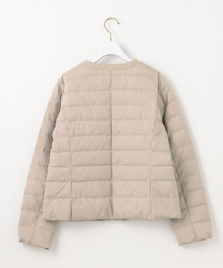 ANY SIS S 【撥水・洗える】2WAYノーカラーダウン ジャケット ベージュ