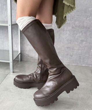 WEGO プレーンロングブーツ