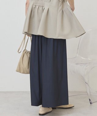 AMERICAN HOLIC 【選べる丈】ギャザースカーチョ【WEB限定カラー有り】 Navy