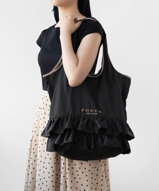 TOCCA FRILL SUBBAG サブバッグ ブラック系
