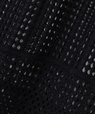 ICB クロシェニット ワンピース ブラック系