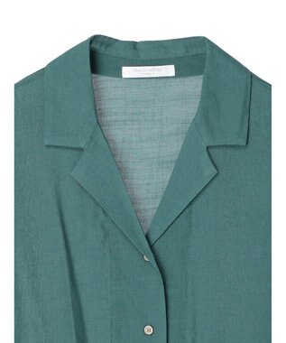 Green Parks ゆったり開襟シャツ Green