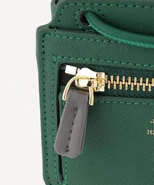 J.PRESS LADIES 【WEB限定カラーあり・セットアイテム】コインケース付き スマホ ポシェット グリーン系