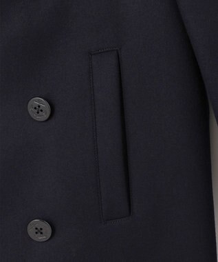 J.PRESS MEN 【定番】カレッジメルトン ピーコート ネイビー系