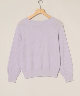 ONWARD Reuse Park 【組曲】ニット春夏 パープル