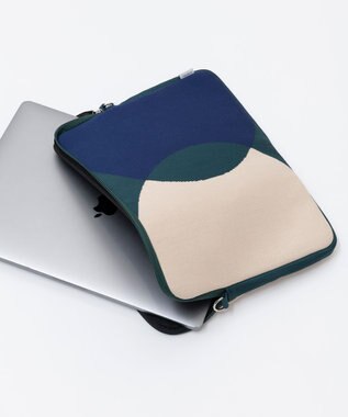 TRICOTE セミサークルニットパソコンケース 39NAVY