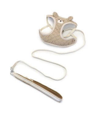 PET PARADISE ペットパラダイス くまちゃん 顔 リード付きハーネス ４Ｓ/３Ｓ 小型犬 ブラウン