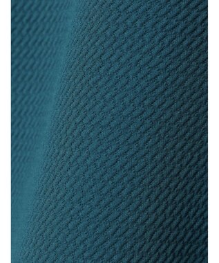 Green Parks ぽこぽこ７分袖カットプルオーバー Blue Green