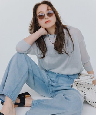 23区 メタルバートップ ネックレス シルバー系