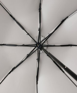 AURORA JILL STUART（ジル スチュアート） ボタニカルプリント晴雨兼用傘（折り畳み・ミニ傘） ライトグレー