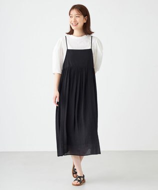  スラブキャミワンピース