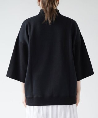 HAAG スマイルコットン HALF SLEEVE SWEAT POLO SHIRTS ポロシャツ ブラック