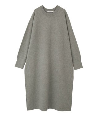 AMERICAN HOLIC バイパチボックスニットワンピース Gray Mixture