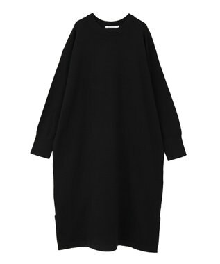 AMERICAN HOLIC バイパチボックスニットワンピース Black