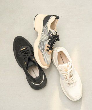 steppi 【VERY掲載 / 撥水 / 洗える】ボリュームソール スニーカー ベージュ