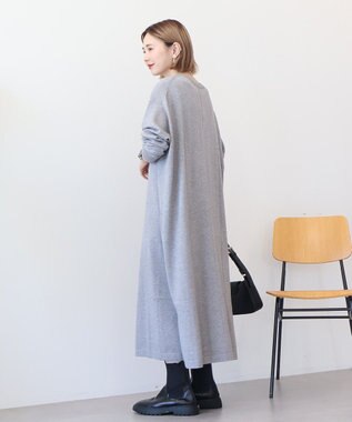 AMERICAN HOLIC バイパチボックスニットワンピース Gray Mixture