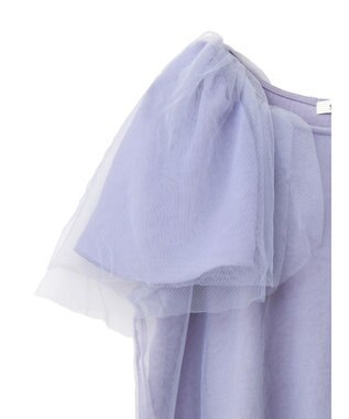 earth music&ecology チュールレイヤードプルオーバー Lavender