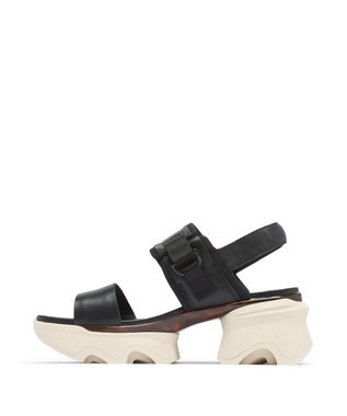 SOREL SOREL/ キネティックインパクト スリングバックヒールサンダル /ソレル Black, Chalk